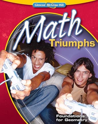 Amazon.com: Math Triumphs-Foundations for Geometry (MERRILL GEOMETRY ...