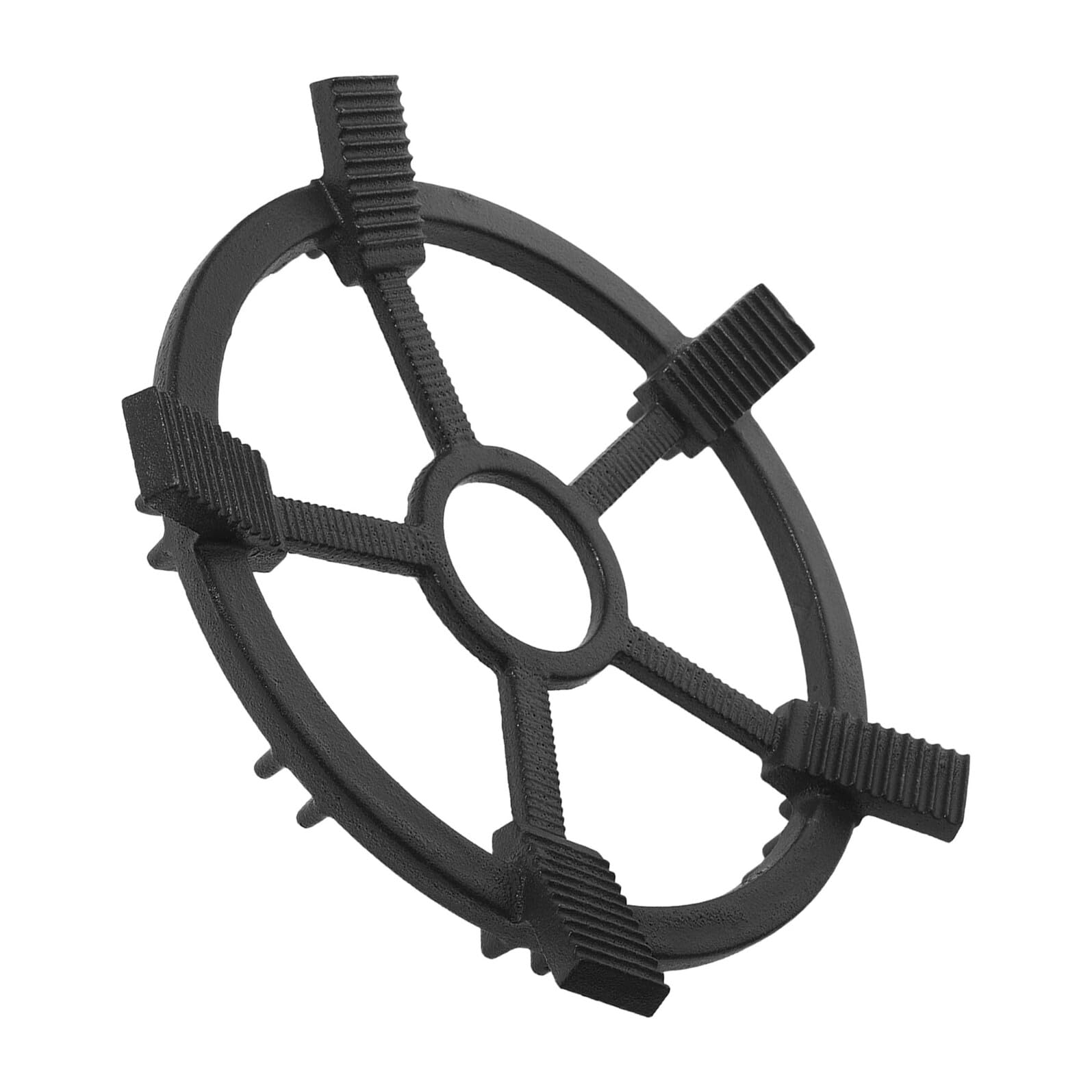 NUOBESTY Soporte Antideslizante Resistente al Calor para Estufa de Gas Adecuado para Cocina Segura y Estable de Hierro Fundido Rejilla para Olla y Cafetera