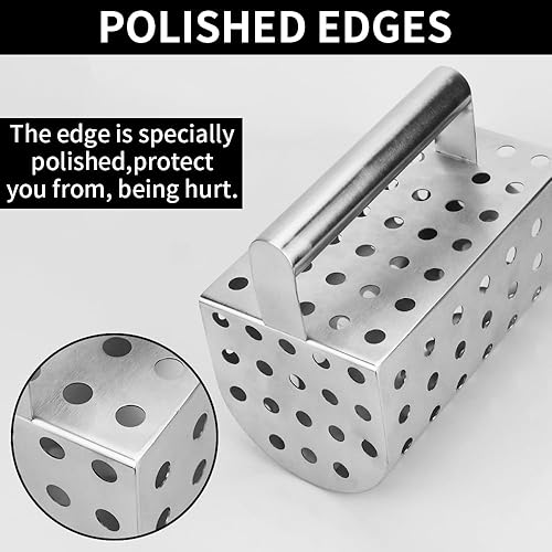 Miniatura 4 de Kit de cuchara de arena de acero inoxidable, pala de arena de detección de metales de acero inoxidable - Se utiliza para la detección de metales y