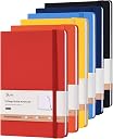 SUIN Hardcover-Journal-Notebooks, A5 Lined Journals Notebook for Writing 200 Pages, 8.2 x 5.5 inch, Classic Ruled Notebooks for Work/Travel/College (Multi-colors)