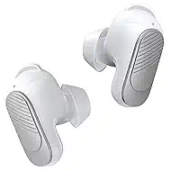 BUGANI Wireless Earbuds, Bluetooth Ear Buds with Deep Bass, ENC Call Noise Cancelling in-Ear Headphones with 24H Playtime, Fast Charging, Bluetooth 5.3, IPX6 Waterproof, Design for Sports Work(White)