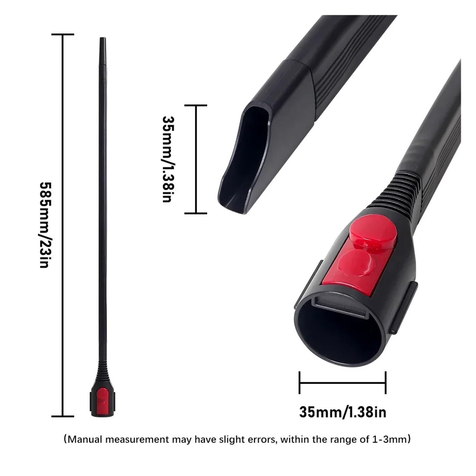 Boquilla De Aspiradora Cabezal De Boquilla De Succión Plana Flexible, Compatible Con Dyson V7 V8 V10 V11 V12 V15 Eliminación Pieza De Repuesto De Succión Fuerte(8PCS)