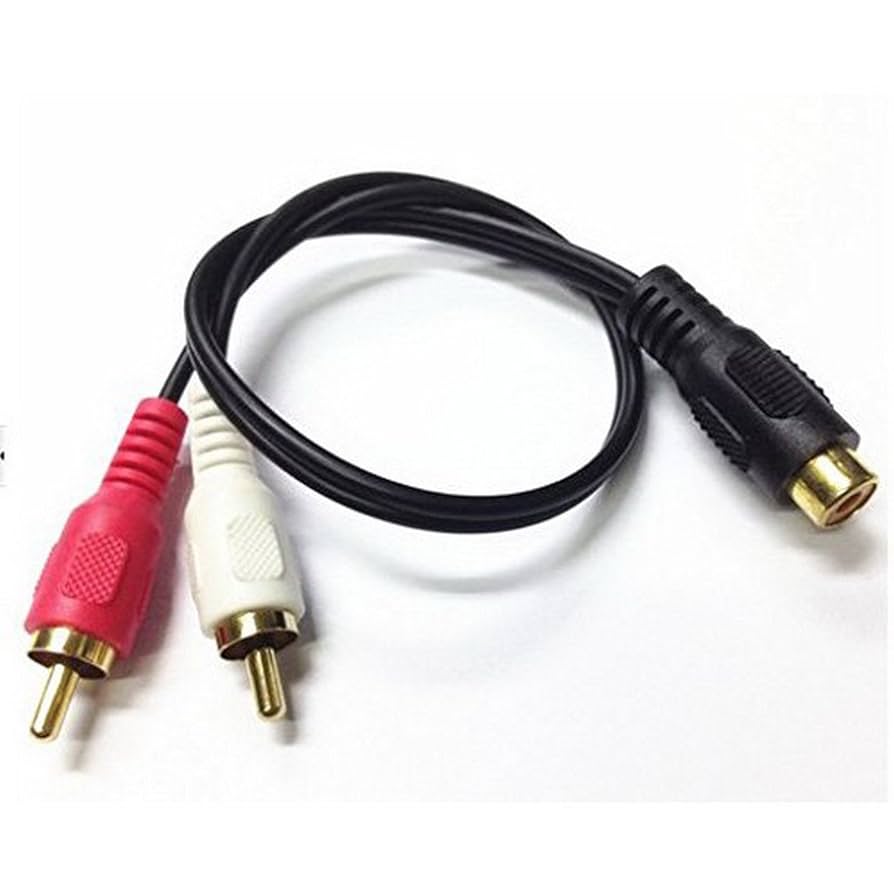 オリジナル ステレオミニ to RCAケーブル フジクラ同軸仕様1.2m