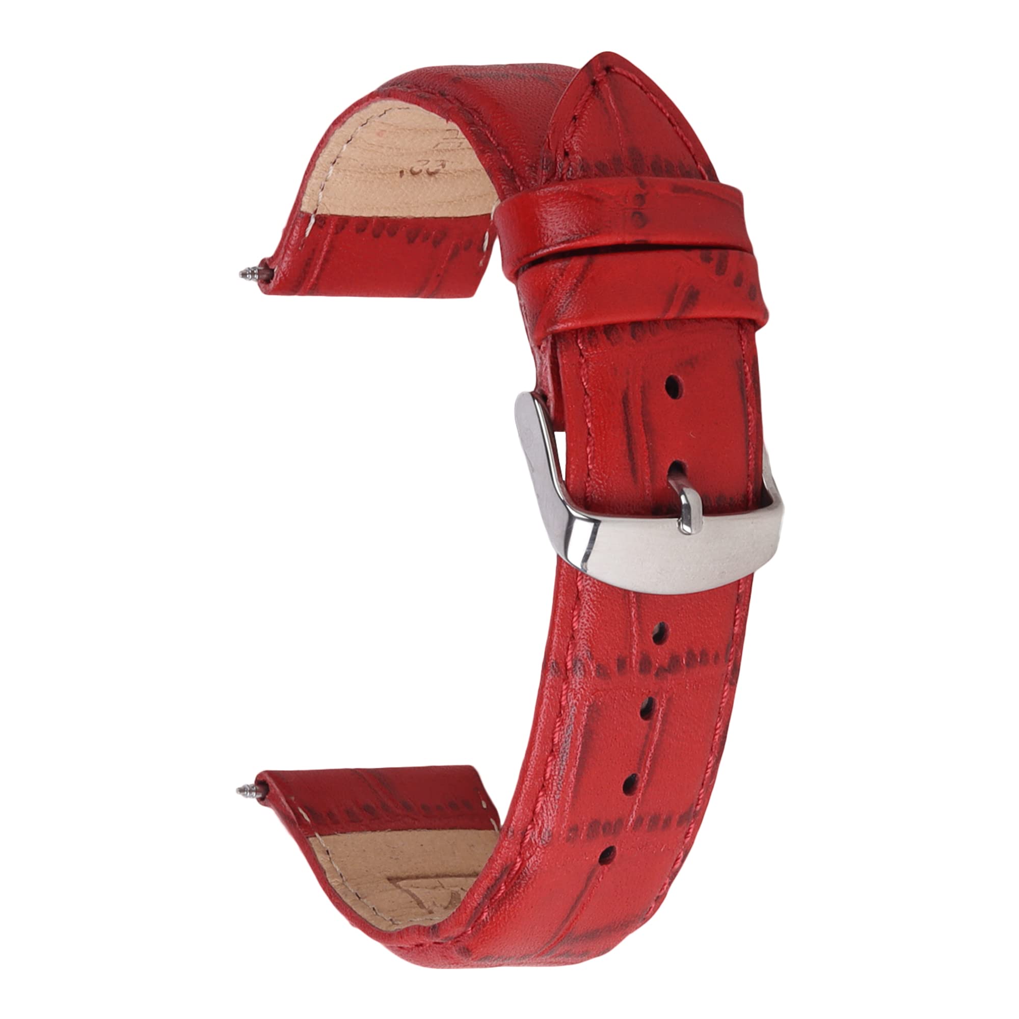 Roycee Aspire Series Genuine Leather Mens Replacement Watch Straps Compatible with All Watches with Regular 24 mm Lug Size (49226224) (B0BWNM3GZ2) Amazon Price History, Amazon Price Tracker
