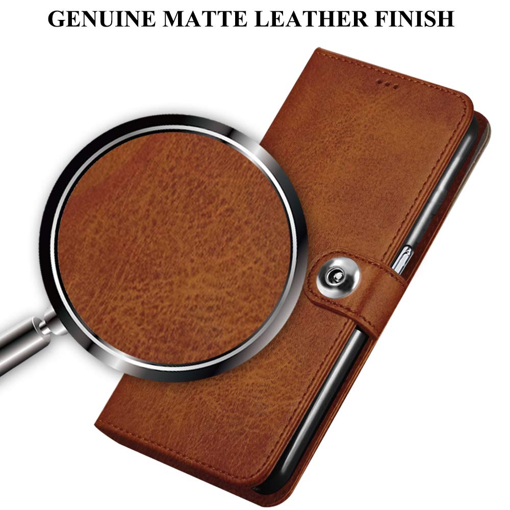 Samsung Galaxy M51 Flip Case - Genuine Leather -2