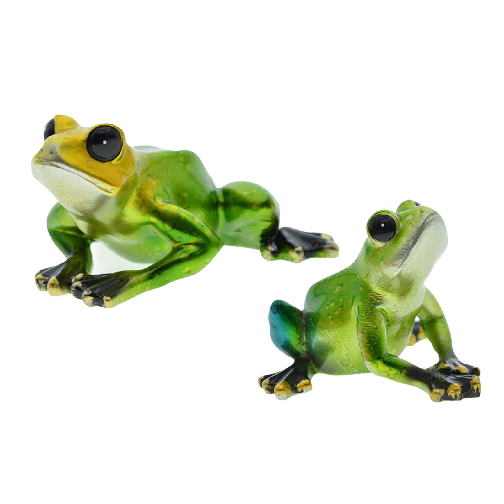 Statue de Grenouille VICASKY en Résine de Qualité Supérieure Décoration Durable Extérieur