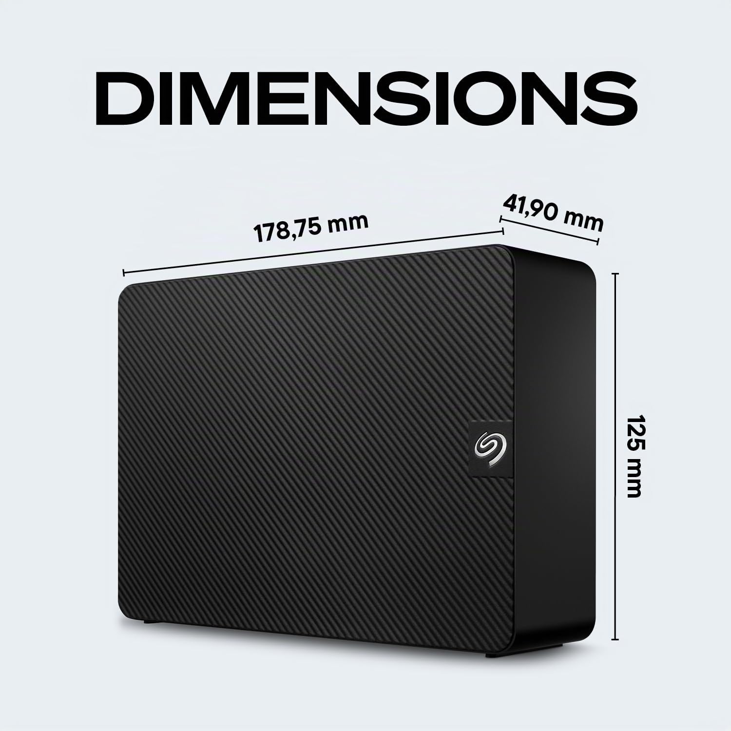 Seagate Expansion Desktop 12To, Disque Dur Externe HDD, 3.5 pouces, USB 3.0, PC & Notebook, Services Rescue (STKP12000400)