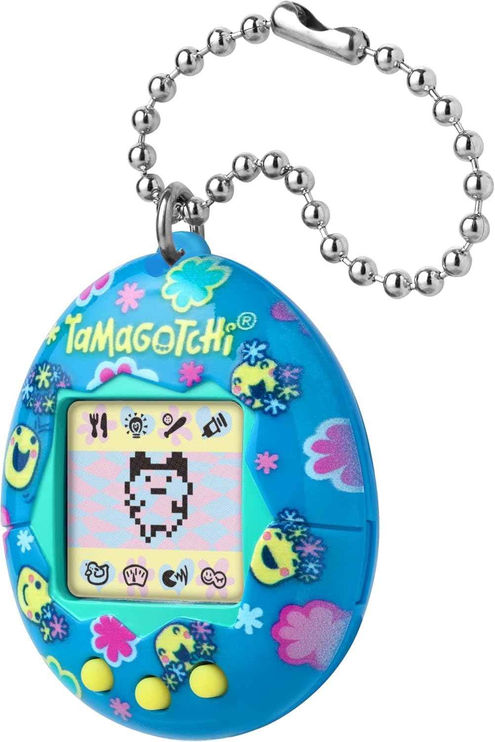 BANDAI, Tamagotchi Mascota Virtual Pink Treasure Jewel, Multicolor 42992, Juguete electrónico para Mayores de 8 años