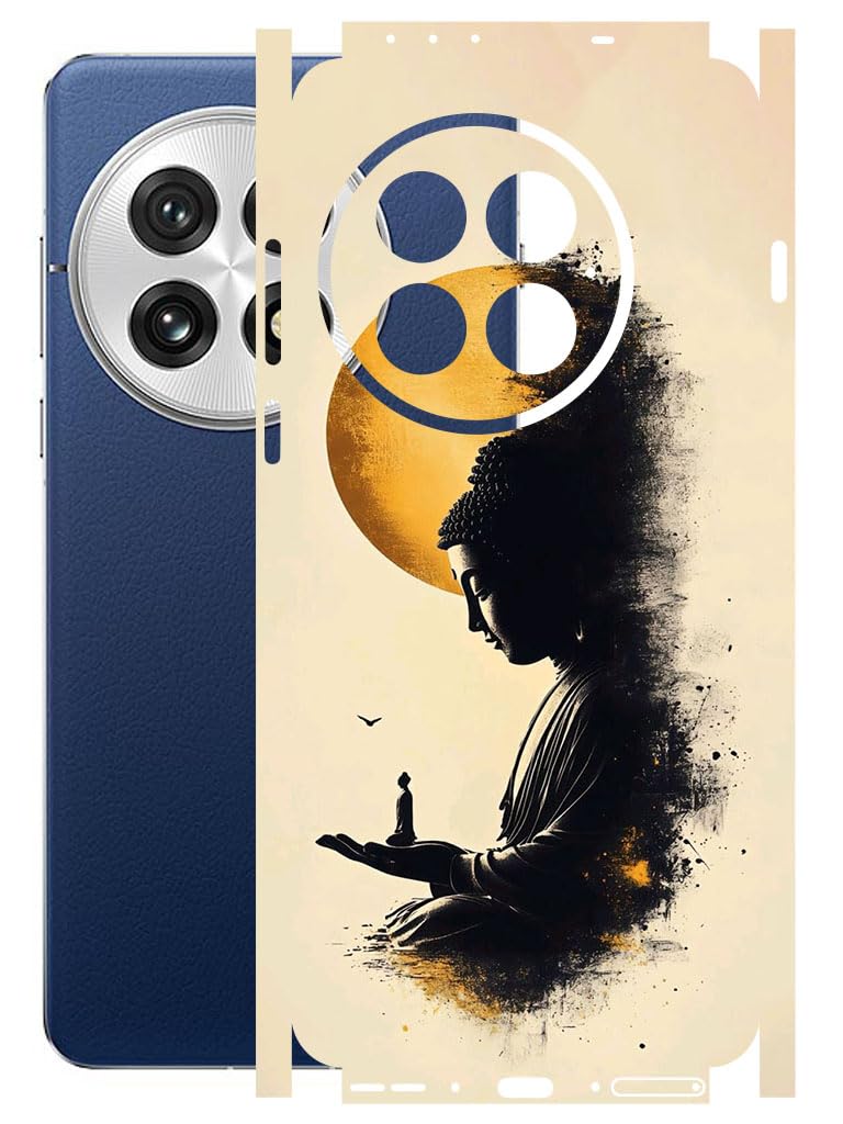 AtOdds - Full Body Back Screen Guard Protector Film - Lamination Wrap Skin Sticker Compatible with ONEPLUS 13 (5G) | Scratchproof Matte Finish (Divine)-image-12