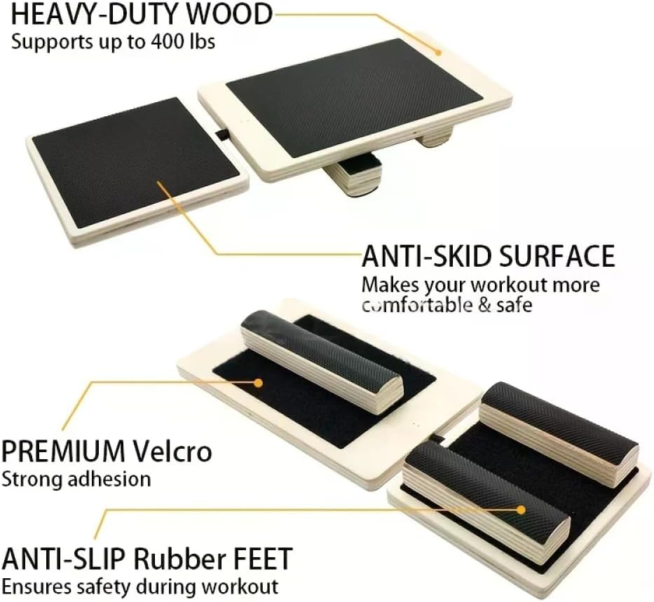 足首強化バランスボード サイドキック足首ボード 足首バランストレーナー 片足安定性と足ストレッチ器具 - カラー: 1pc