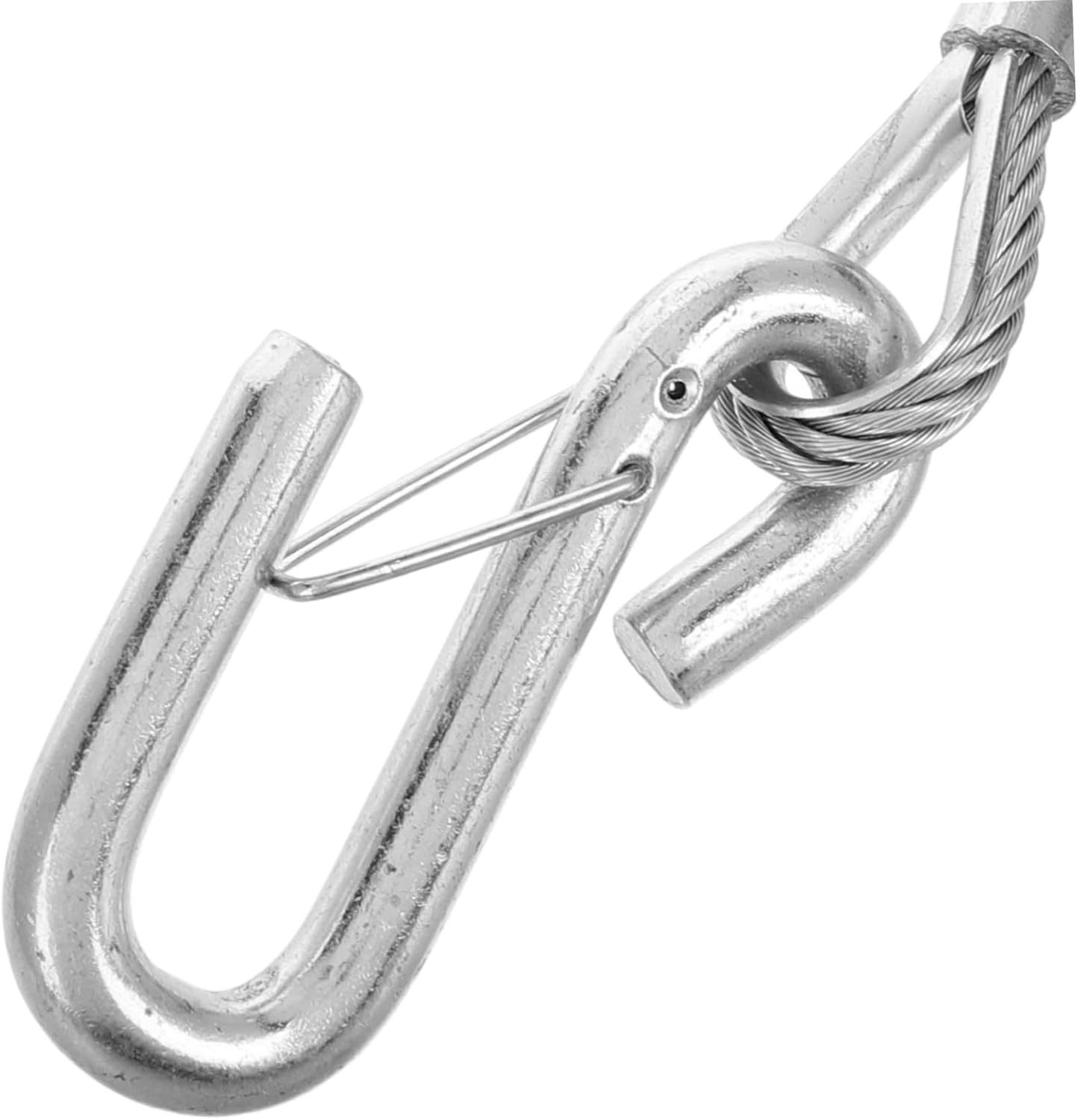 Trailer Safety Cable with Hooks 3500 Lbs Steel Tow Strap