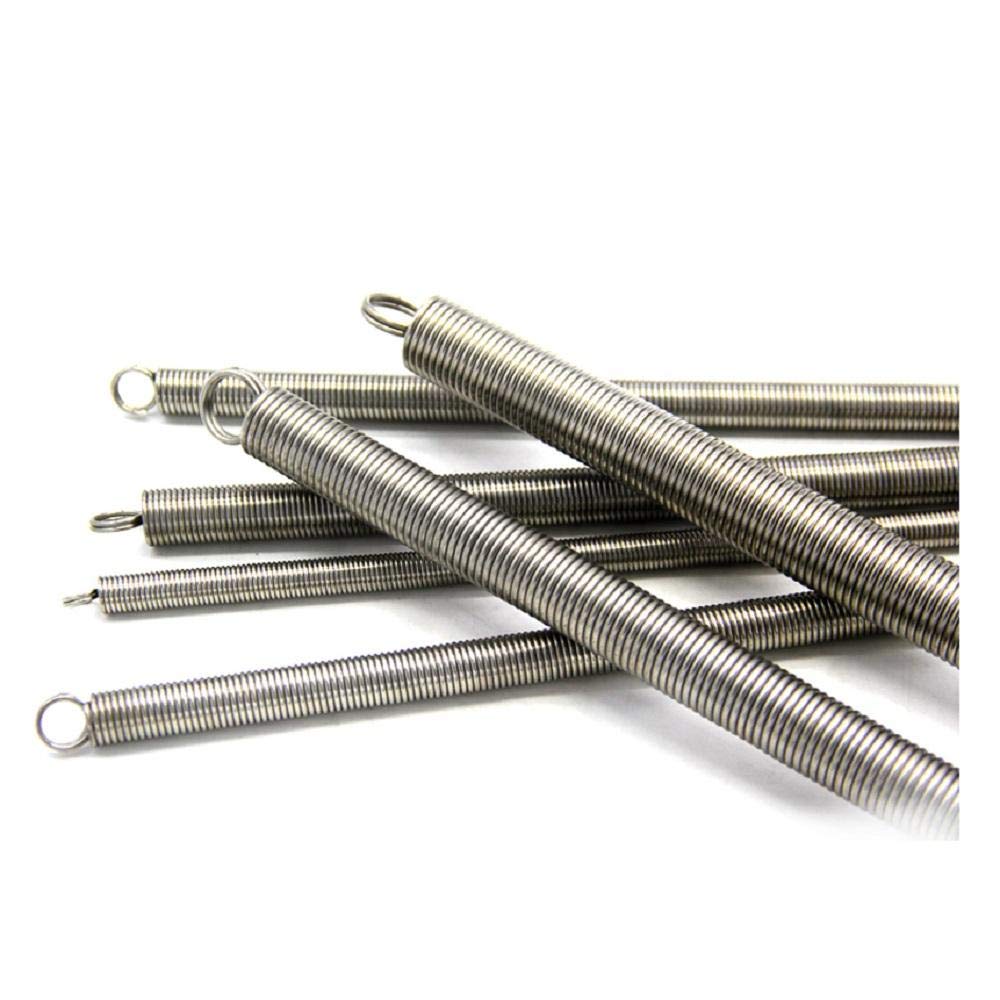 10 Stück 304 Edelstahl Druckfedern – 1,4mm Draht, 15mm Außen-Ø, 60mm Länge – Robuste Rückholfedern