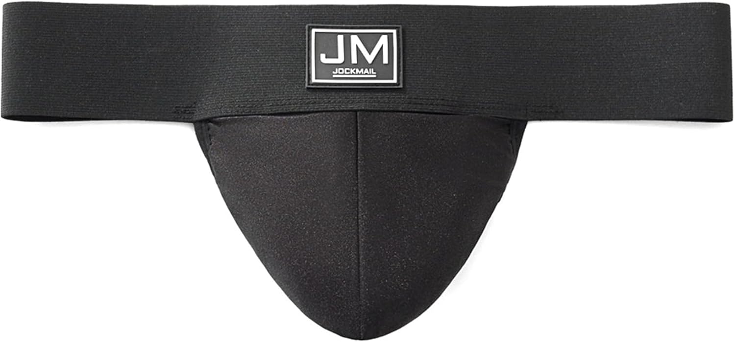 JOCKMAIL Men's Jockstrap Underwear Pouch Jock Strap Athletic Supporter with Stretch Pouch & Elastic Waistband - Image 6
