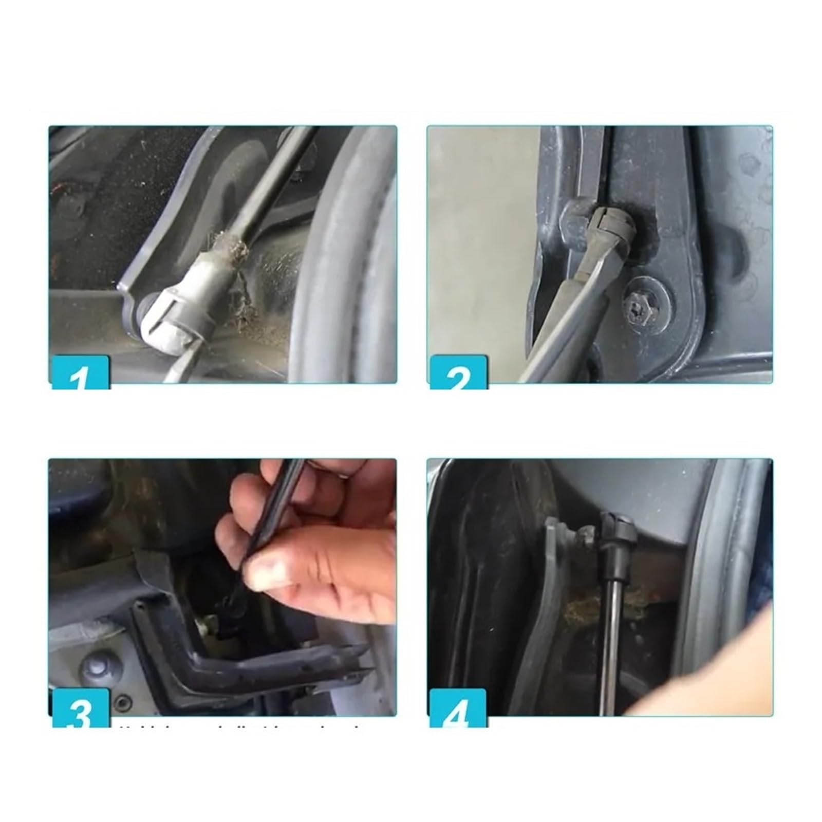 ammortizzatori del cofano anteriore Per Fiat 500L 2014-2020 OE 68201900AA Accessori Auto 1 Pz Supporto Di Sollevamento Cofano Molla Ammortizzatore Anteriore