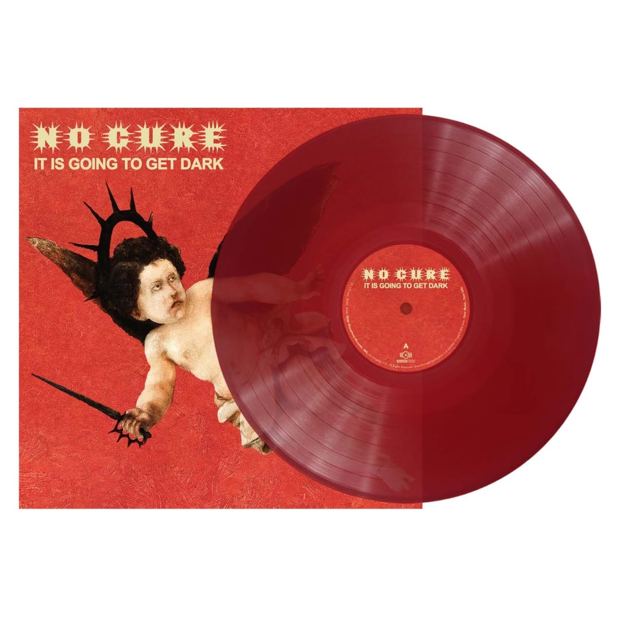 No Cure - It Is Going To Get Dark - Red Vinyl - Presale Ships By 14/8/26