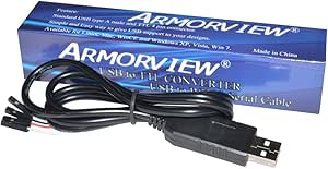 roboCraze Armorview PL2303HX 1m USB to TTL to UART COM Cable Module Converter