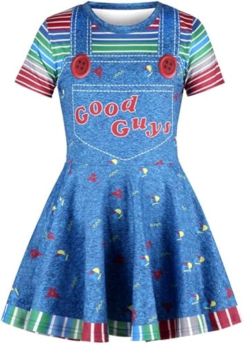 TT & Jessy Disfraces de Halloween Scary Kids Play Good Guys Disfraces de Halloween para niños Scary