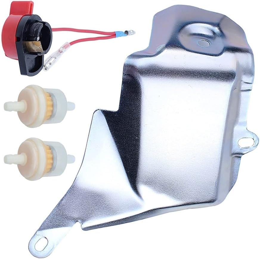On Off Engine Stop Switch Kit with Fuel Filter Engine Shroud Fit for GX110 GX120 GX160 GX240 GX270 GX340