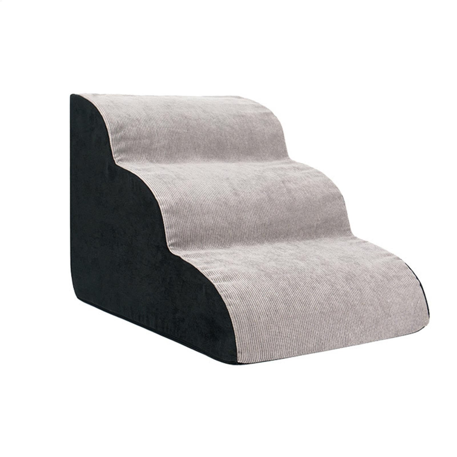 Escaleras para Perros de 3 peldaños | Escalera para Perros de 3 escalones, Escalera Ondulada para Mascotas, Escalera de Escalada para Perros pequeños, Escalera de Esponja para Perros pequeños,