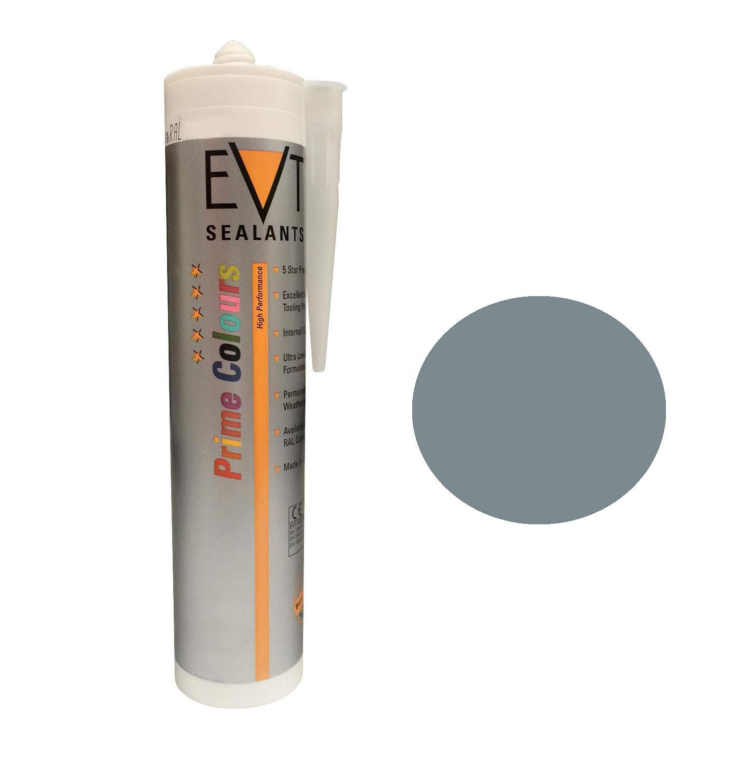 EVT Prime Colour - Silicone (RAL Coloured Silicones) (RAL 7000 Squirrel Grey)