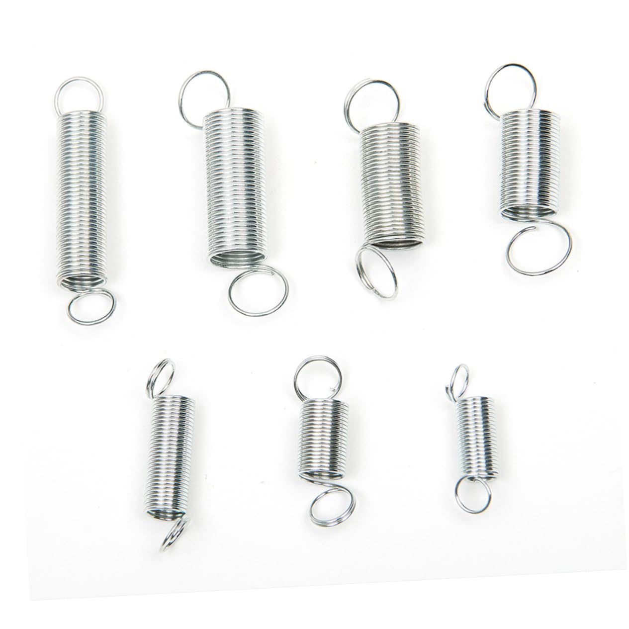 Luxshiny 200pcs Spring Kit Tiny Springs Extension Spiral Galvanized Set Rate for Machines