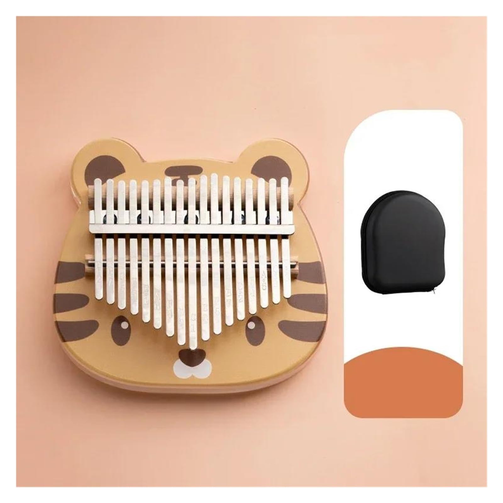 Fortepian Na Kciuk 17 Kluczowa Dekoracja Kalimba Profesjonalna Mini Drewniana Żywica Mini Naklejka Dekoracyjna Muzyka Na Klawiaturę Piyano(Style 1)