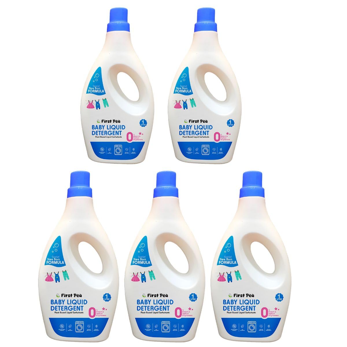 FirstPea Baby Liquid Detergent 1L Gentle Plant-Based & Hypoallergenic Laundry Wash | Safe for Newborns Soft on Skin Tough on Stains (5)-image-29