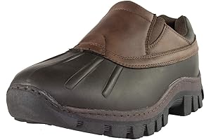Storm Watch Vista Slip-On: Waterproof Mens Duck Shoes