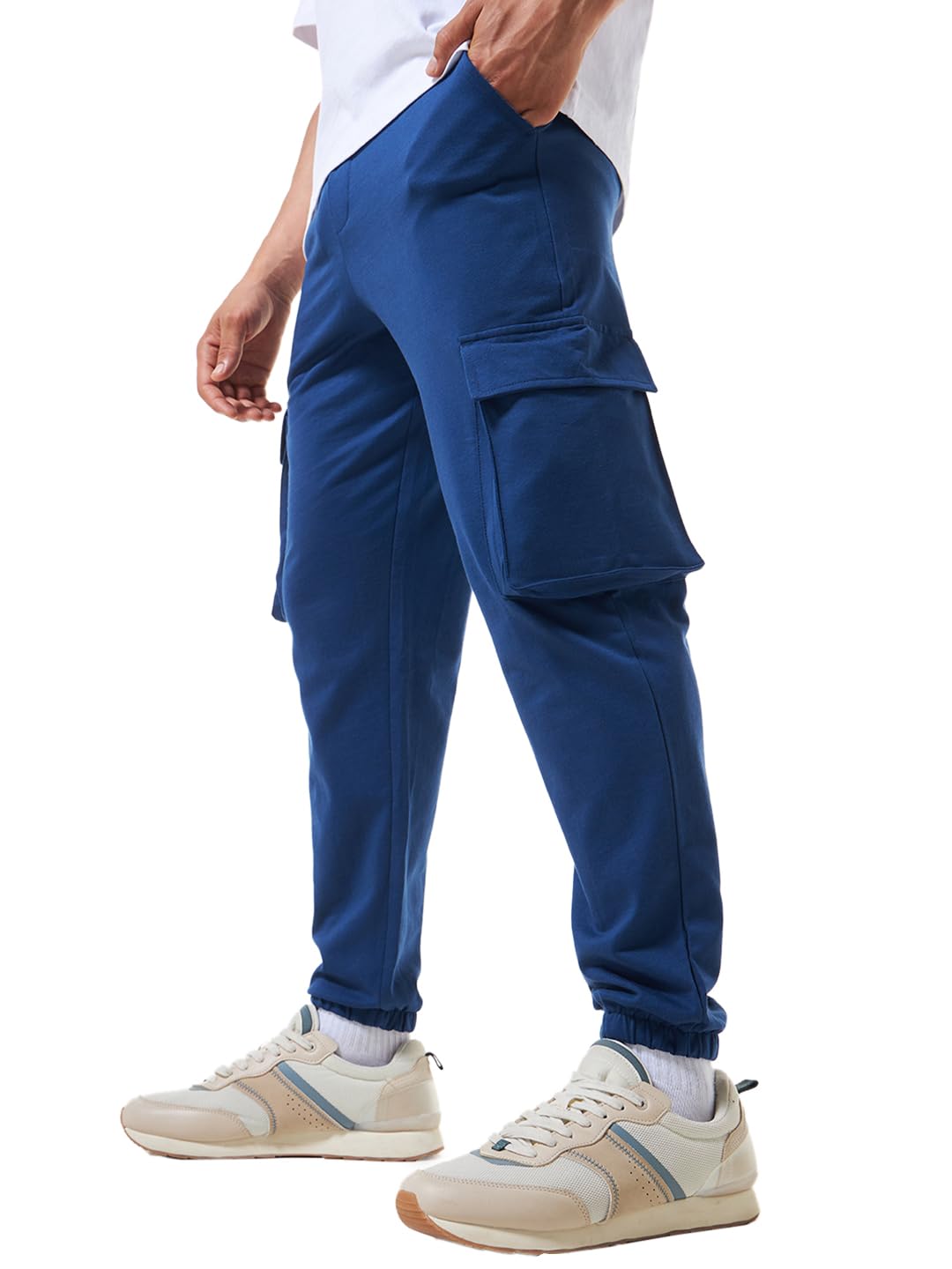 Bewakoof Air 1.0 Men's Solid Oversized Joggers-picture-28