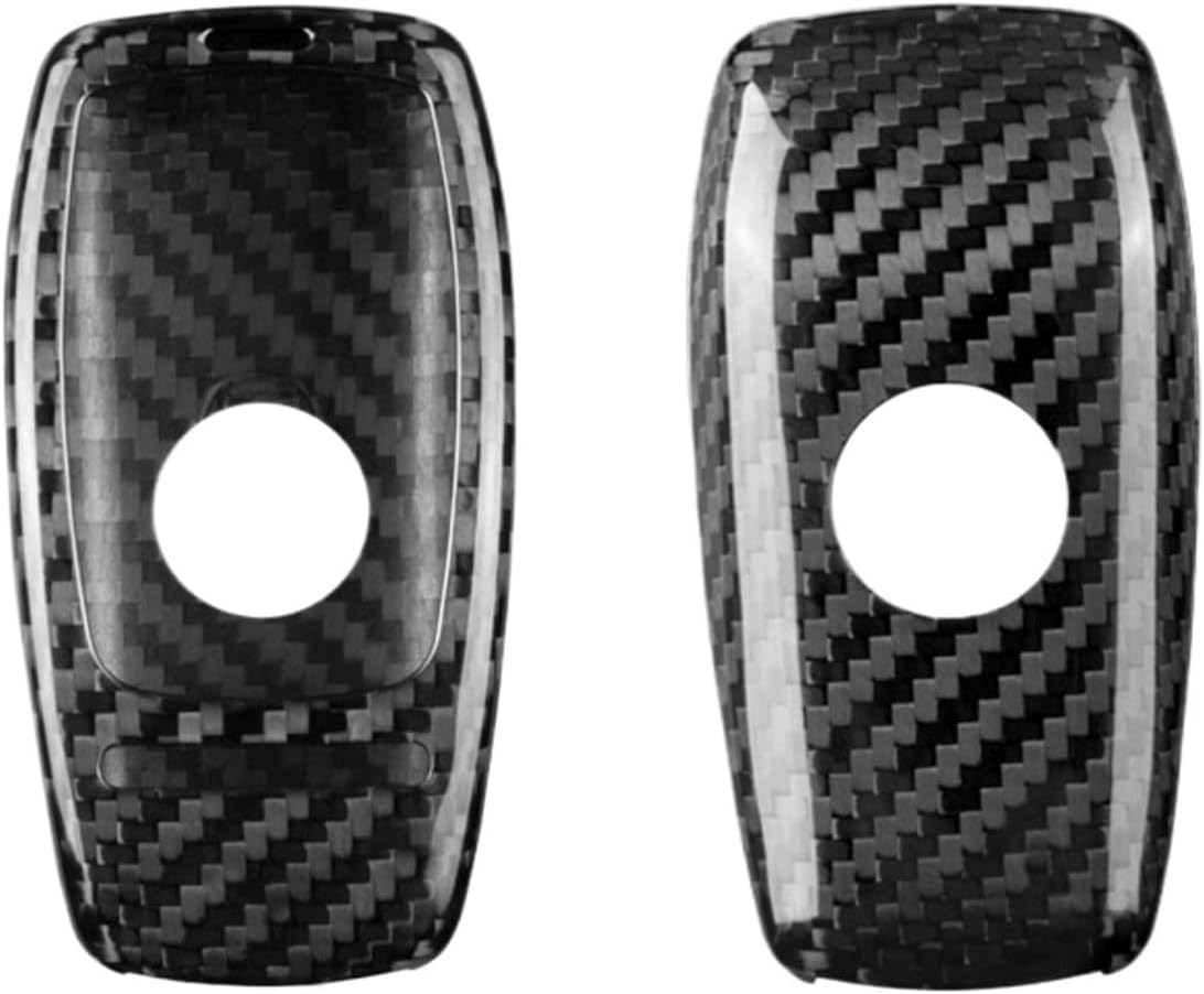 カーボンファイバー製車用キーカバーケース シェル保護 ベンツ W207 ACEG GLSクラス W177 W205 W213 W22
