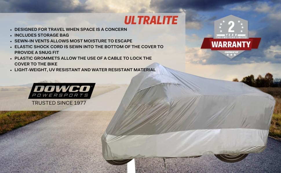 Miniatura 6 de Funda Dowco Guardian para todos los climas, para motocicletas deportivas, M, Gris