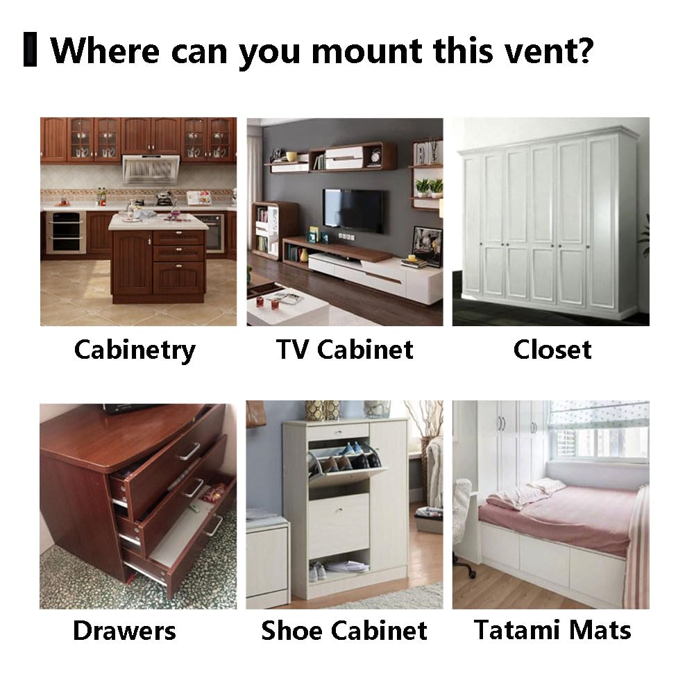 Lot De 20 Grilles D'Aération Circulaires En Acier Inoxydable Pour Armoire, Salle De Bain, Bureau