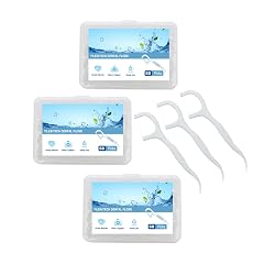 150 Count Tooth Floss Picks Unflavored Floss Picks for Teeth Cleaning Portable Travel Size Dental Floss Picks 3