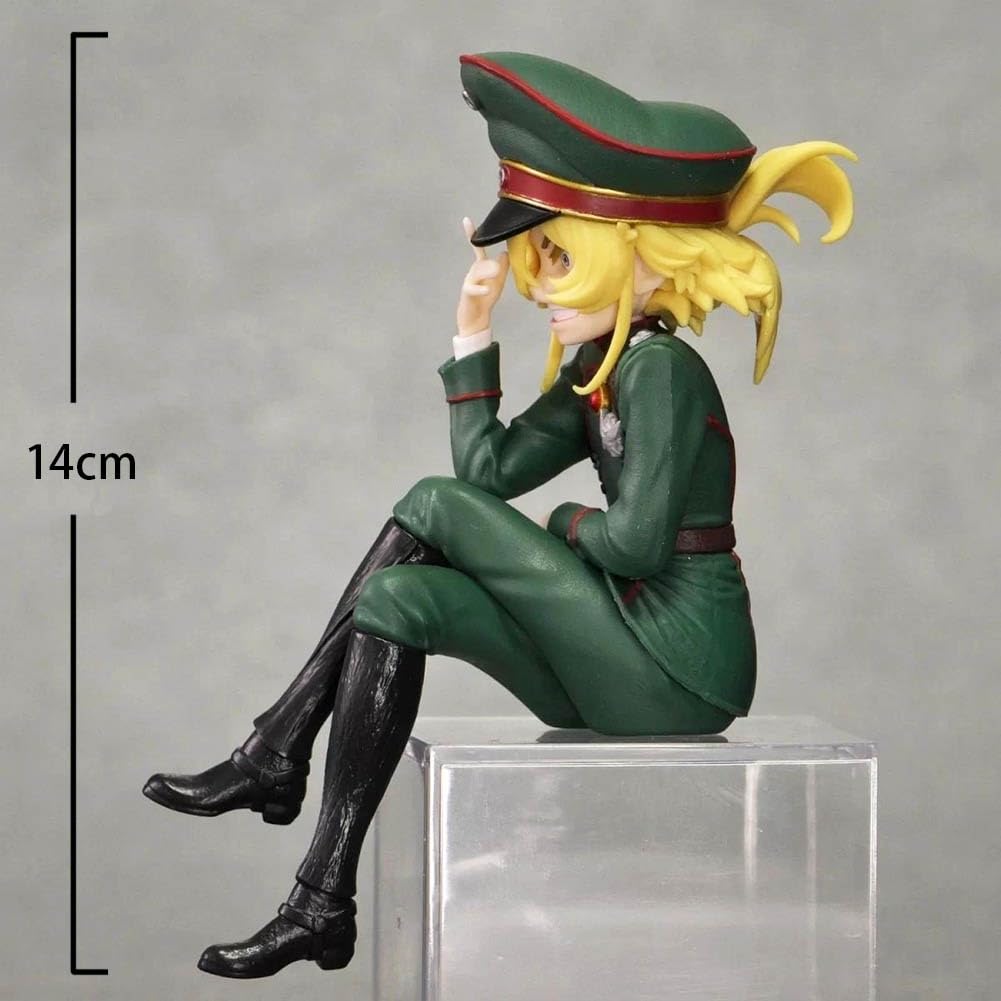 Anime Tanya Von Degurechaff Figura Manga Standing & Sitting Girl