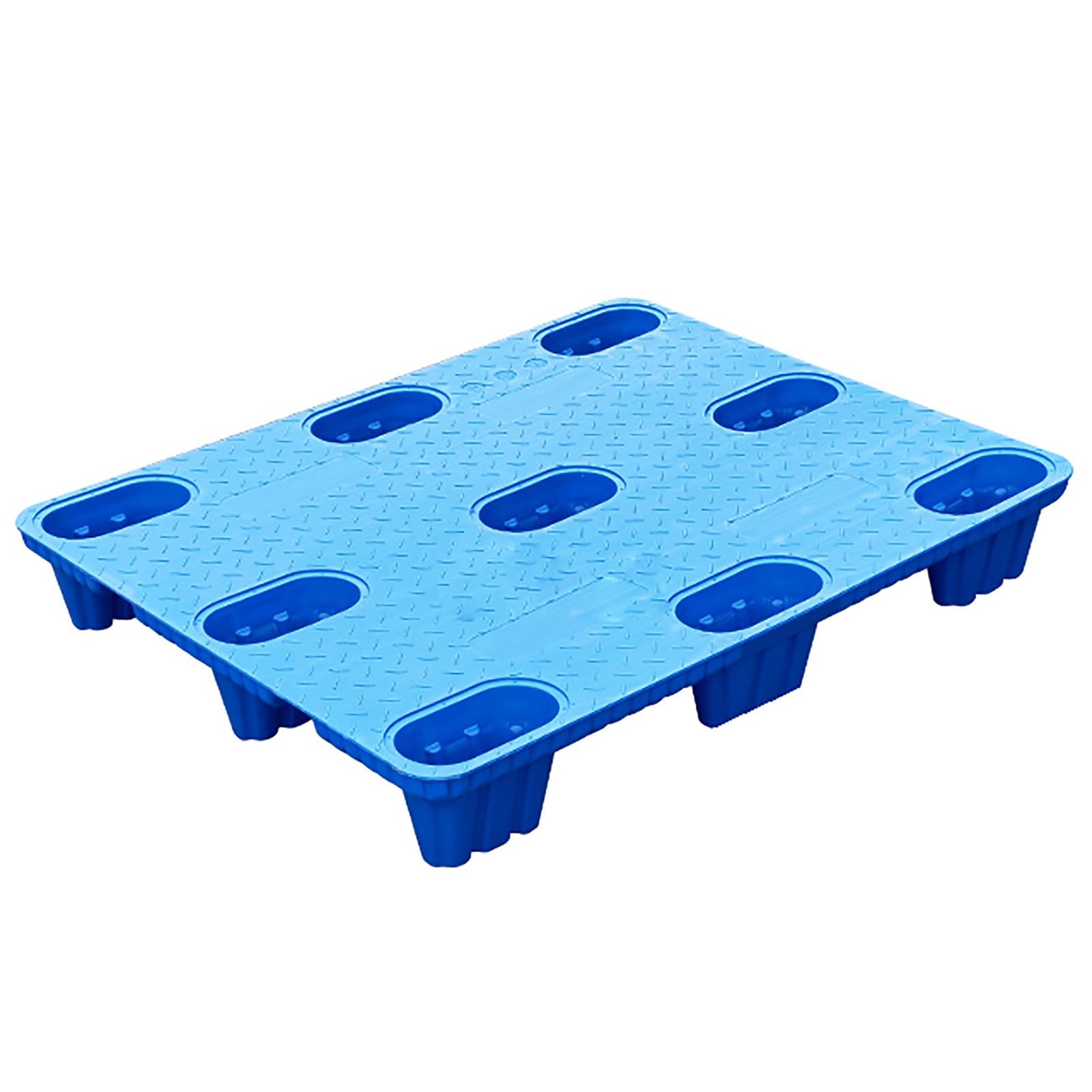 Palette en plastique avec trous de drainage et surface antidérapante de stockage