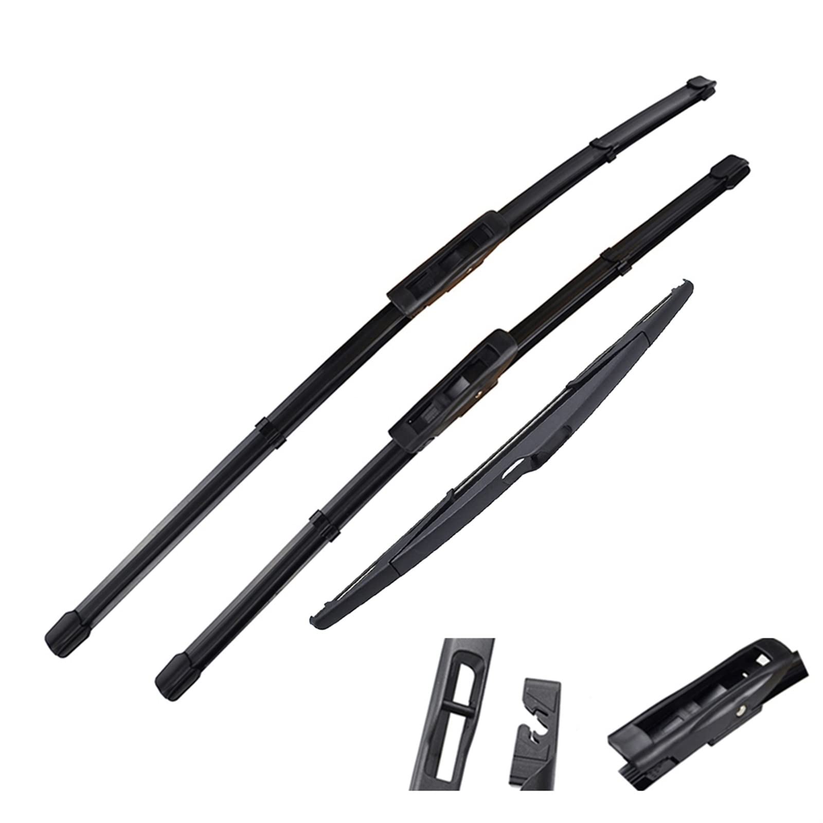 Auto Tergicristallo Anteriore Lunotto Posteriore Parabrezza Parabrezza Tergicristallo Lame per Renault per Clio MK3 2005 2006 2007 2008 2009 2010 2011 2012