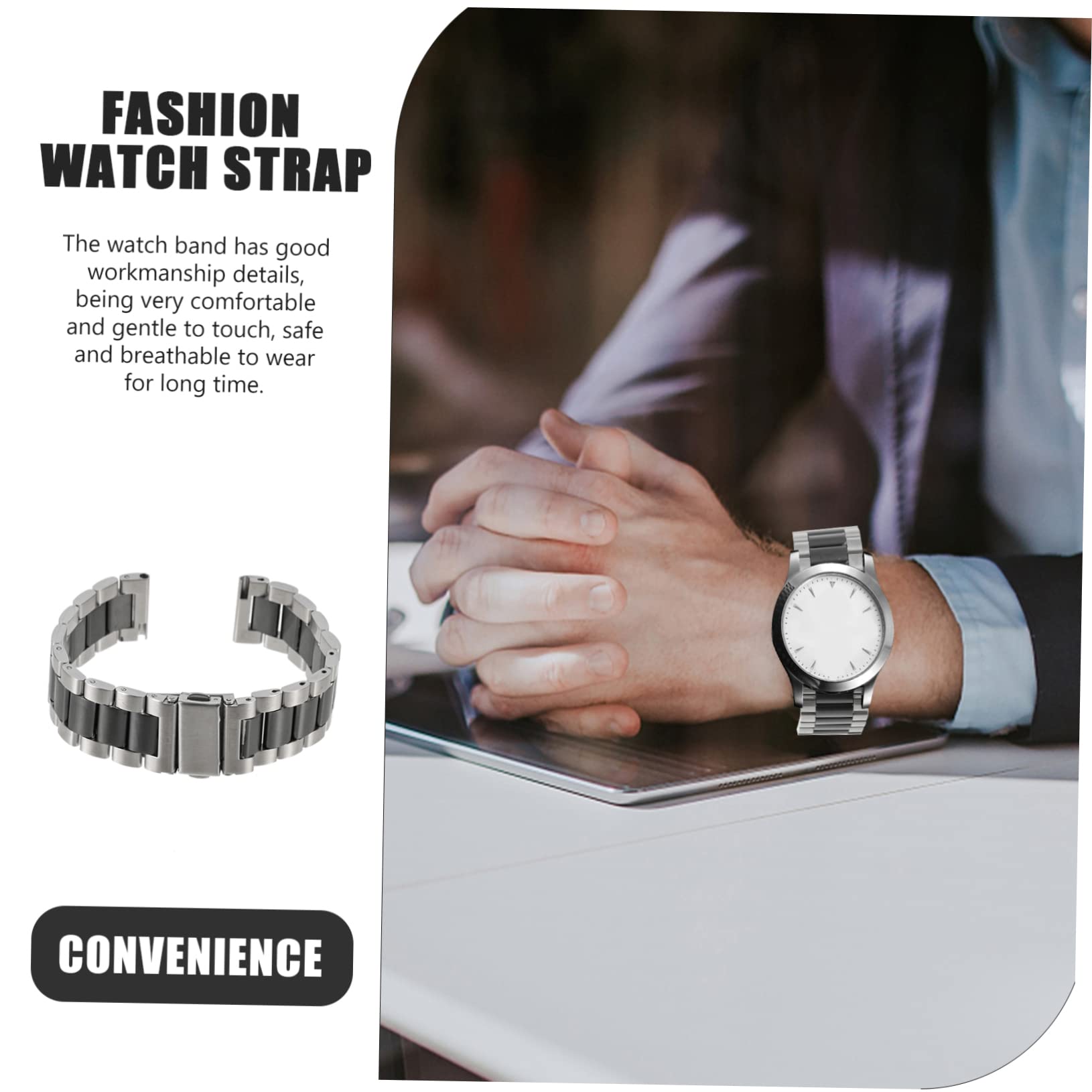 Uonlytech 3 Pièces Bracelets De Montre En Acier Inoxydable Pour Les Femmes Bande De Montre De Remplacement Bracelet De Montre Bracelet De Remplacement Pour Montre Bracelet Montre
