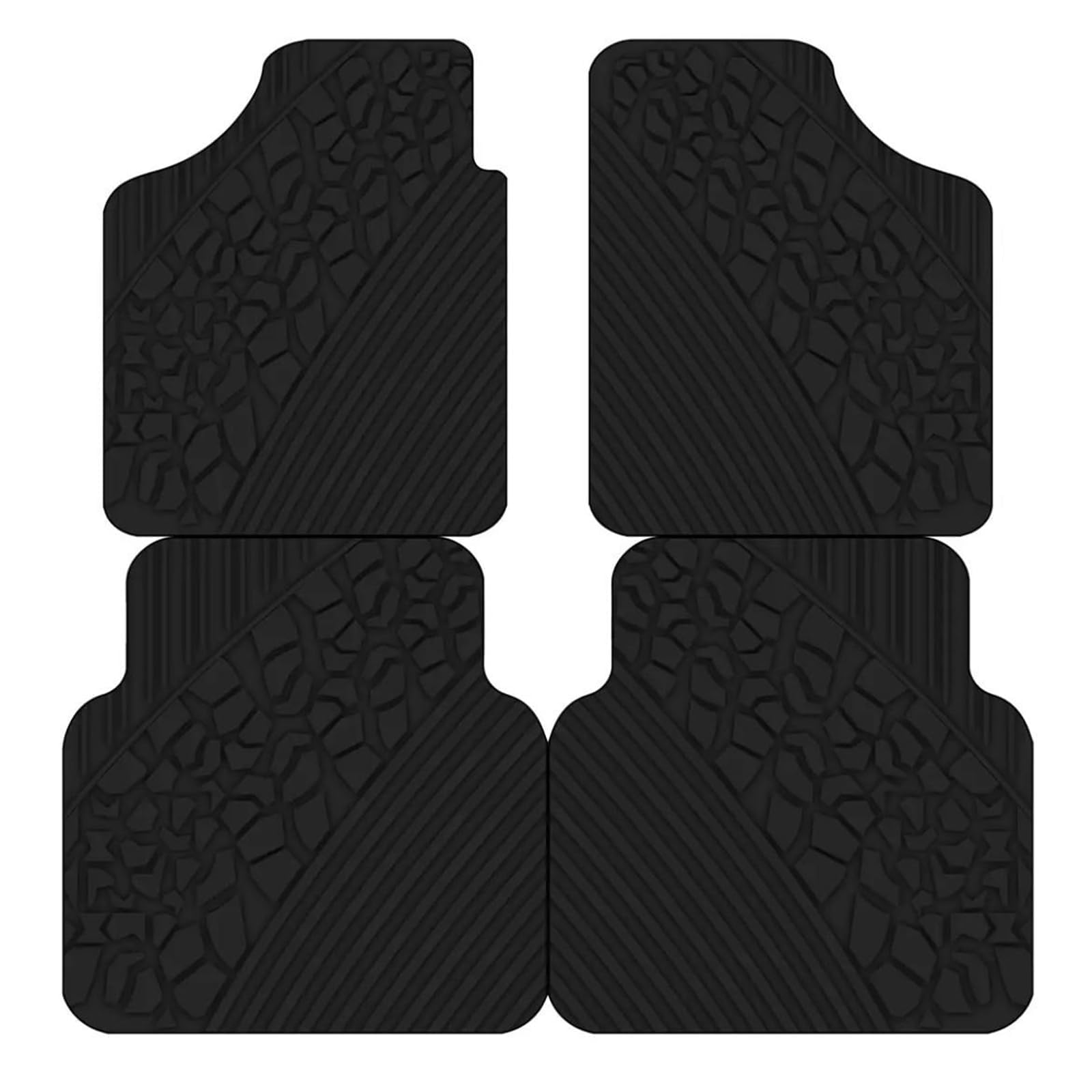 GQCUHMEMY Car Mats, for Mitsubishi Grandis(6seats) 2004-2026 Heavy Duty All Weather Waterproof Anti-Slip Protection Front Rear Set Durable Floor Liners Odourless,B