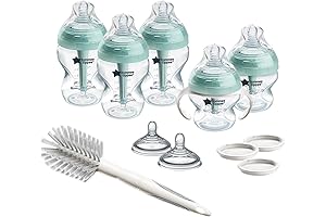 Tommee Tippee Advanced Anti-Colic Grow with Baby BPA-Free Bottle 12-Piece Set