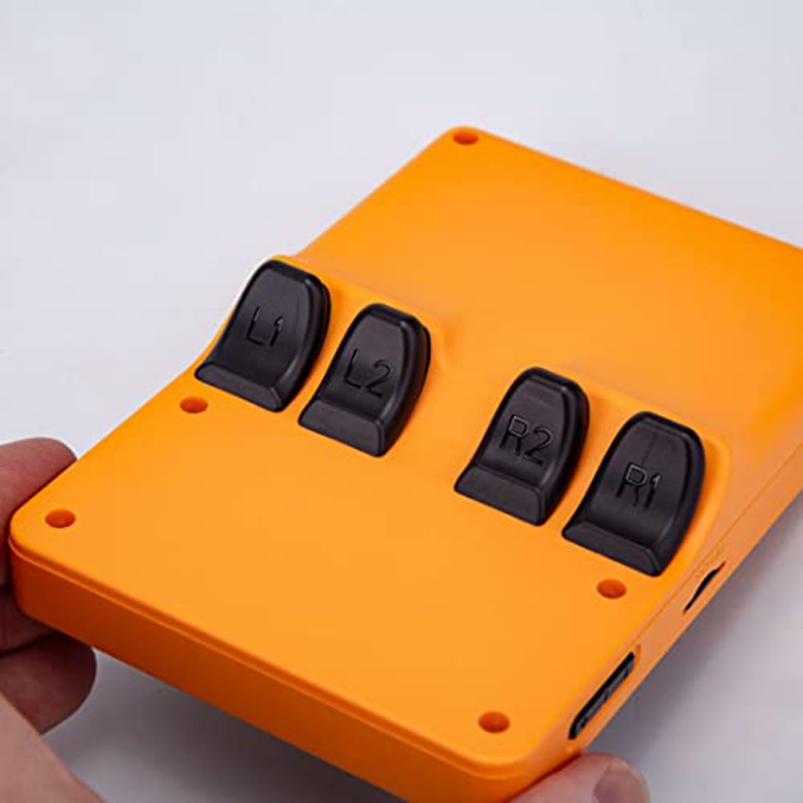 per Powkiddy RGB20S console di gioco portatile retrò, display IPS da 3,5 pollici, memoria da 64 GB con 15000 giochi precaricati, ArkOS, batteria da 3500 mAh, gioco portatile, nero (16 GB +