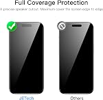 JETech Full Coverage Screen Protector for iPhone 14 Pro 6.1-Inch, 9H Tempered Glass Film Case-Friendly, HD Clear, 3-Pack