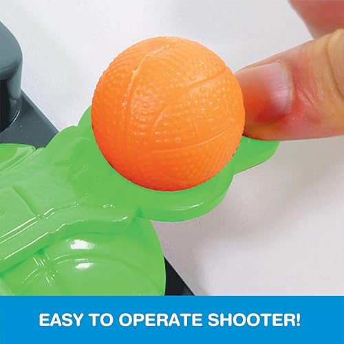 Miniatura 7 de Game Zone Arcade Basketball - Juego multijugador de mesa rápido e interactivo para mayores de 6 años - Combina habilidad y coordinación mano-ojo