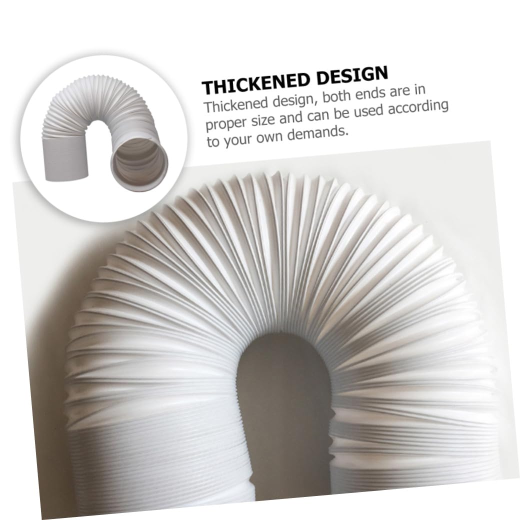 Tubo di Scarico Aria Condizionatore Mobile Estensibile Pe Bianco | Flessibile e Leggero, Design Ispessito, Atmosfera Estiva per Cucina Domestica