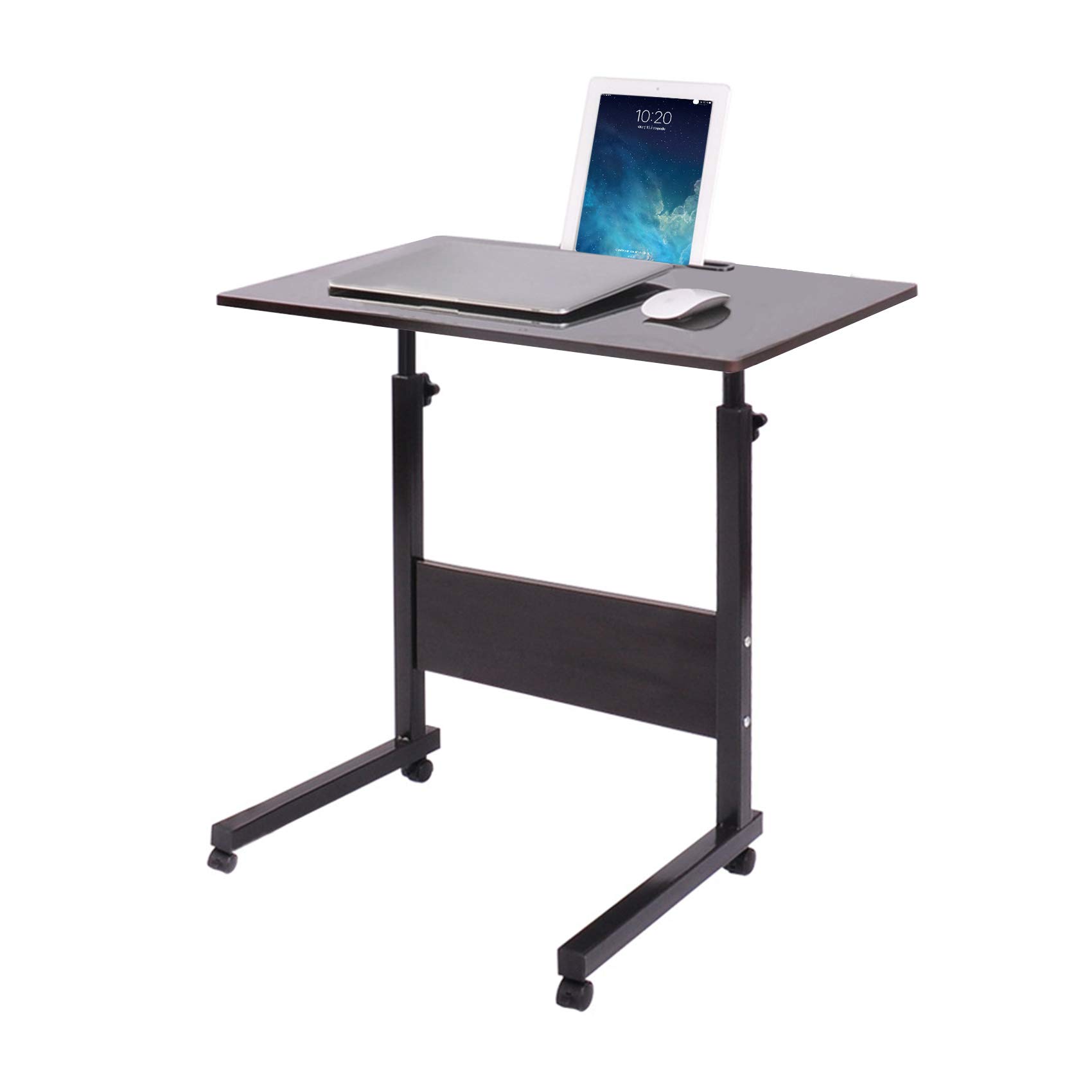 Buy DricRoda Rolling Laptop Table on Wheels, Height Adjustable Side