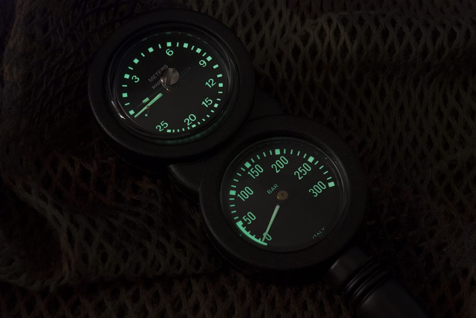 Sunline Military 3er Konsole Finimeter Tiefenmesser Console Depth Pressure Gauge