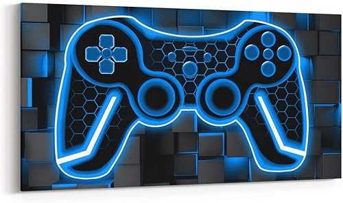 Miniatura 22 de Feelyou Lienzo decorativo para pared de sala de estar, de 19 x 38 pulgadas, color rojo y negro, grande, impresión en lienzo degradado, pintura de