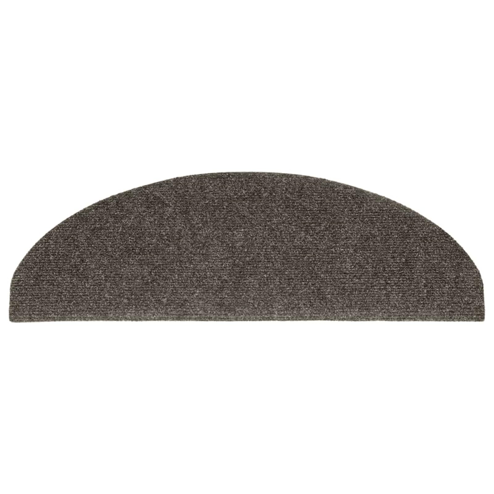 Tidyard Tapis d'escalier Autocollants 10 pcs Anthracite 65x21x4 cm, Tapis Escalier Tapis de Sécurité pour Sol Protection, Aînés et Animaux