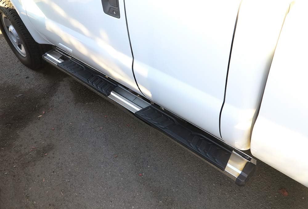 HD Ridez OE Style Mirror Polished Nerf Bars Running Boards Compatible with Ford F250 F350 Super Duty 1999-2016 Super Cab
