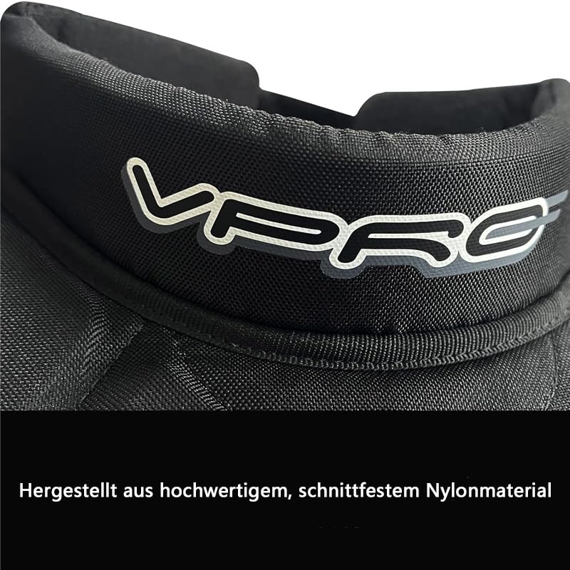VPRO Cache-cou de hockey sur glace, hockey sur glace, protection de la tête de gorge, manchette légère et réglable pour adultes et jeunes joueurs