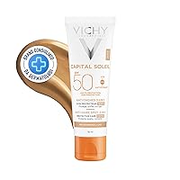 Vichy Capital Soleil, Trattamento Anti-macchie Colorato 3 in 1 SPF50+
